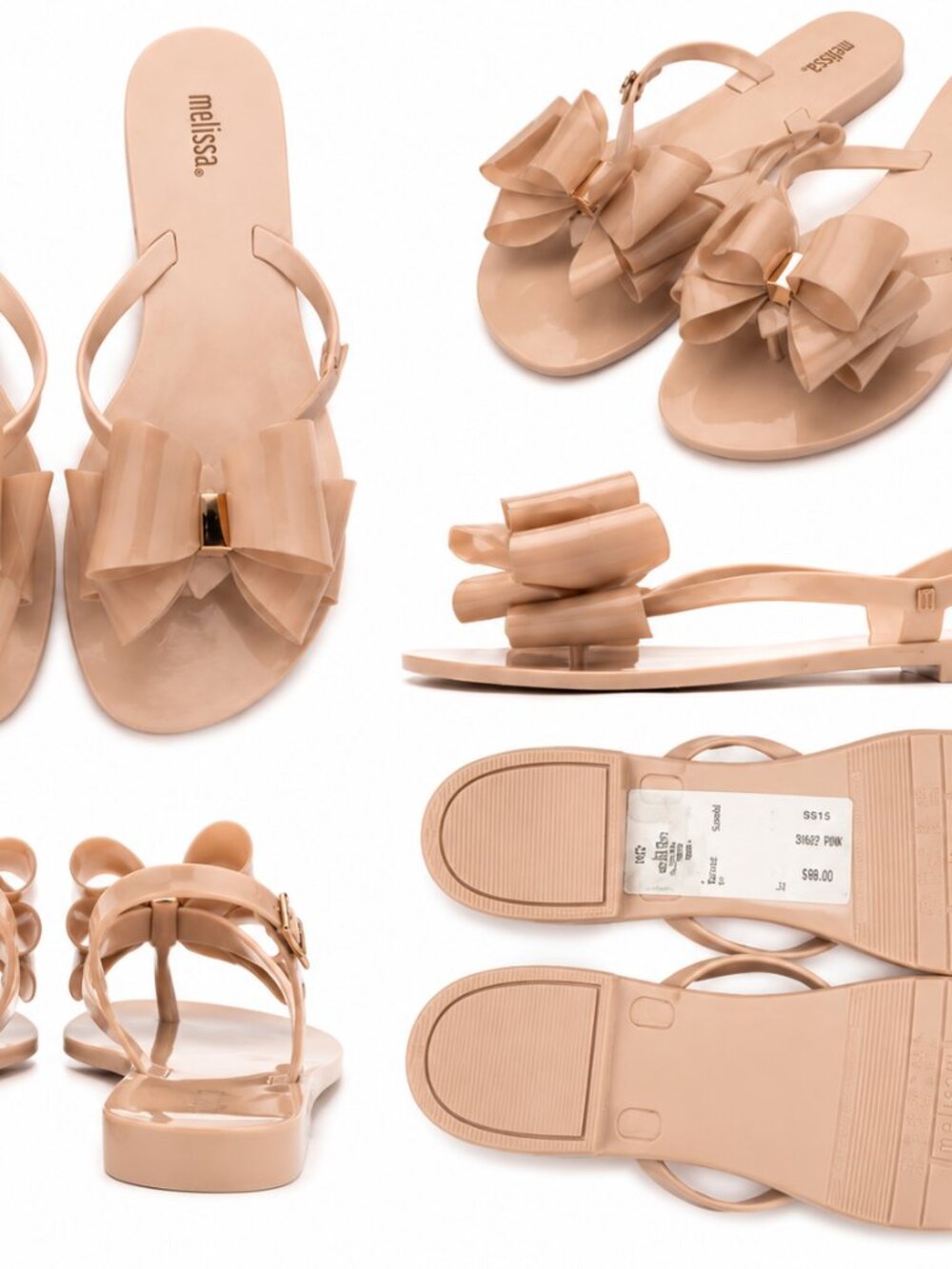Melissa Sandal with Bow Detail